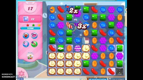 Candy Crush Level 1157 Audio Talkthrough, 3 Stars 0 Boosters