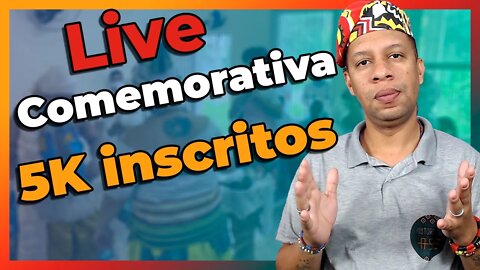 🔴📢 Live Comemorativa de 5K - Papo Livre - Live #21