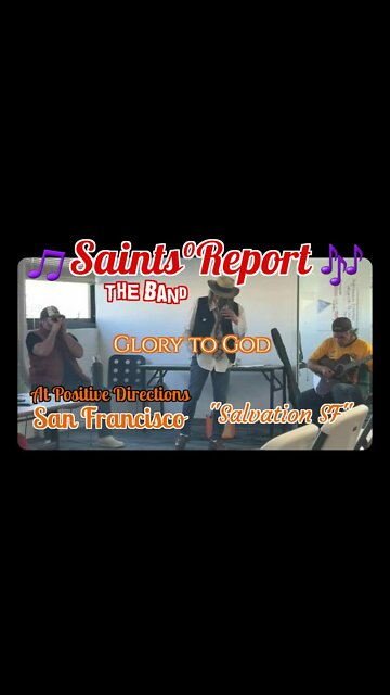 1k40. SaintsReport The Band at Positive Directions SF.