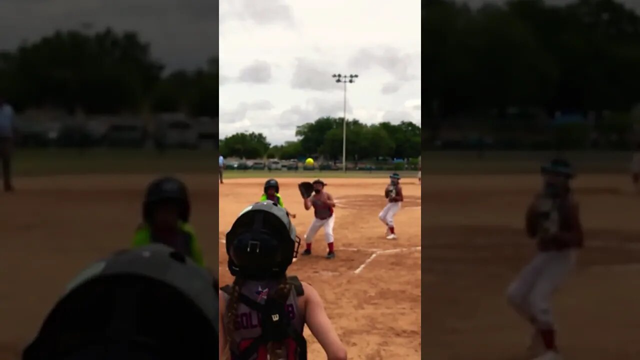 Late !!! #shorts #short #softball