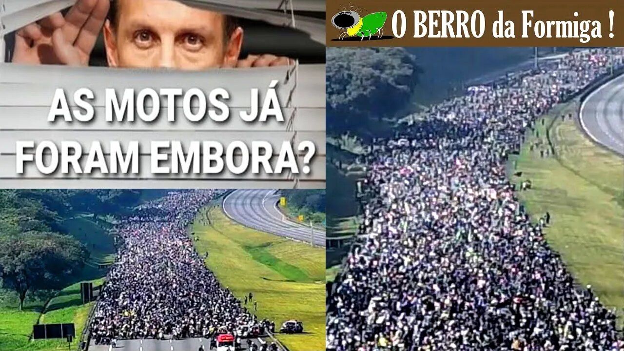 As melhores imagens aéreas da MOTOCIATA pró Bolsonaro