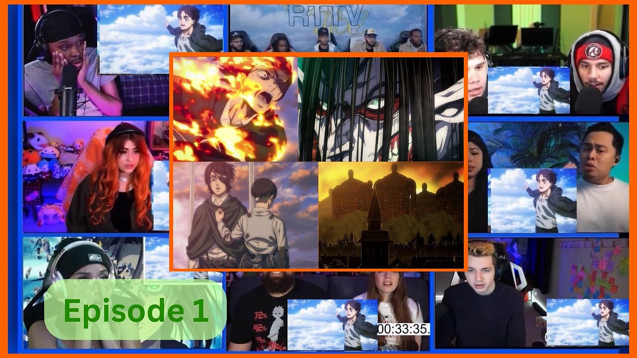 Attack on Titan Season 4 Part 3 Episode 1 Mega Reaction Mashup | 進撃の巨人