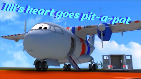 Illi's heart goes pit-a-pat (Cartoon Crossover)