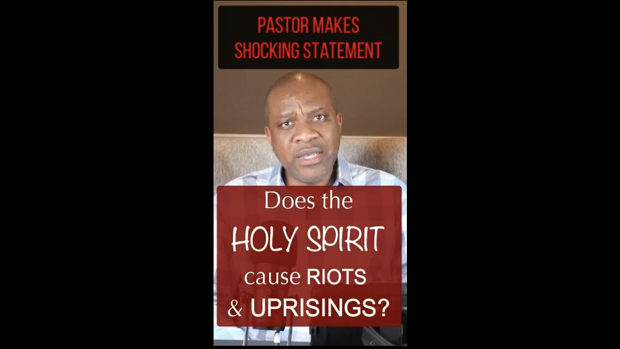 Does the HOLY SPIRIT cause RIOTS & UPRISINGS?