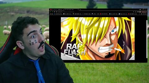 PASTOR REACT SANJI RAP | " Diable Jambe " | Flash Beats (Prod. Hunter)