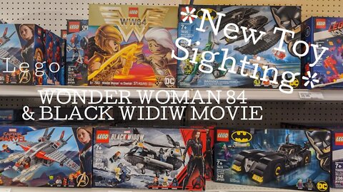 NEW LEGO SETS - WONDER WOMAN 84 & BLACK WIDOW MOVIE *NEW TOY SIGHTING*