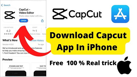 Capcut App Download In iPhone || How to download Capcut app in iOS || Capcut