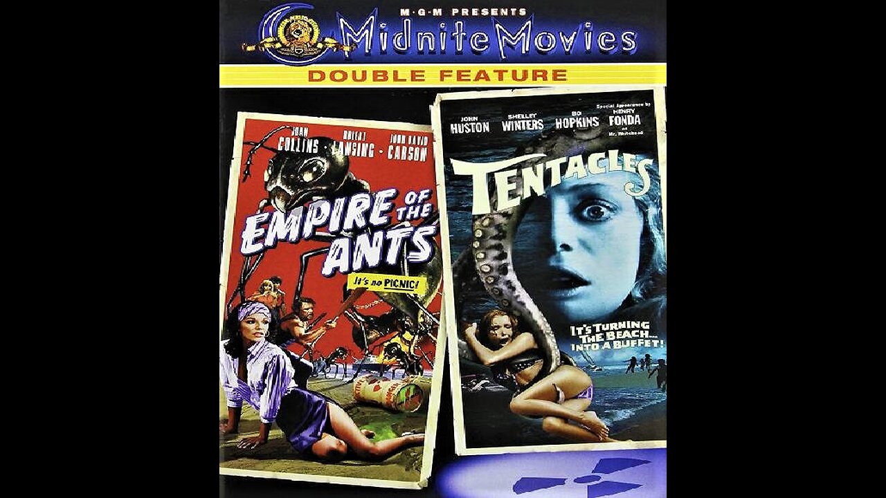 EMPIRE OF THE ANTS 1977 & TENTACLES 1977 Monster Madness DOUBLE FEATURE