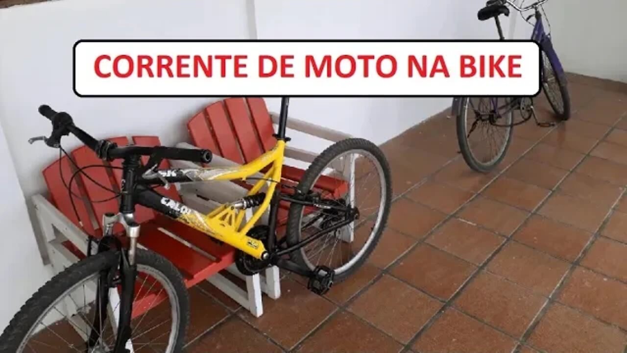 Dá pra usar corrente de moto na bike