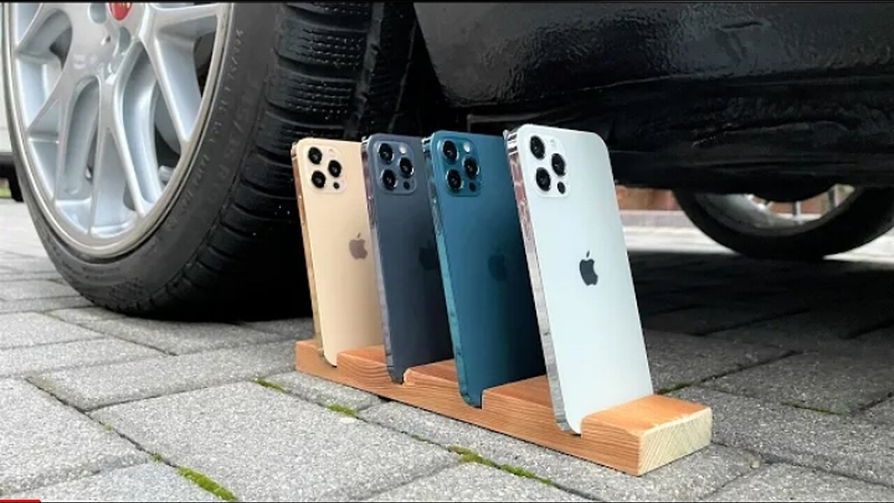 4x iPhone 12 Pro vs CAR 🤑💥 13min Crushing Compilation