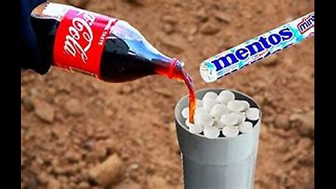 Why does Coke erupt When Mentos added to it