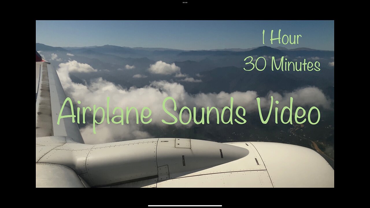 Breath Taking 1 Hour And 30 Minutes Of Airplane Sounds