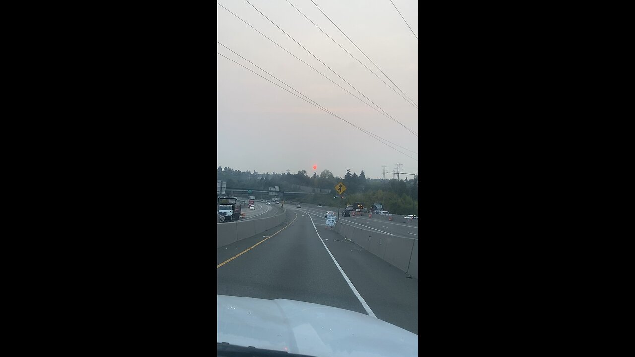 Sun in Renton Washington