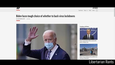 Joe Biden Would Destroy the U.S. With A Lockdown