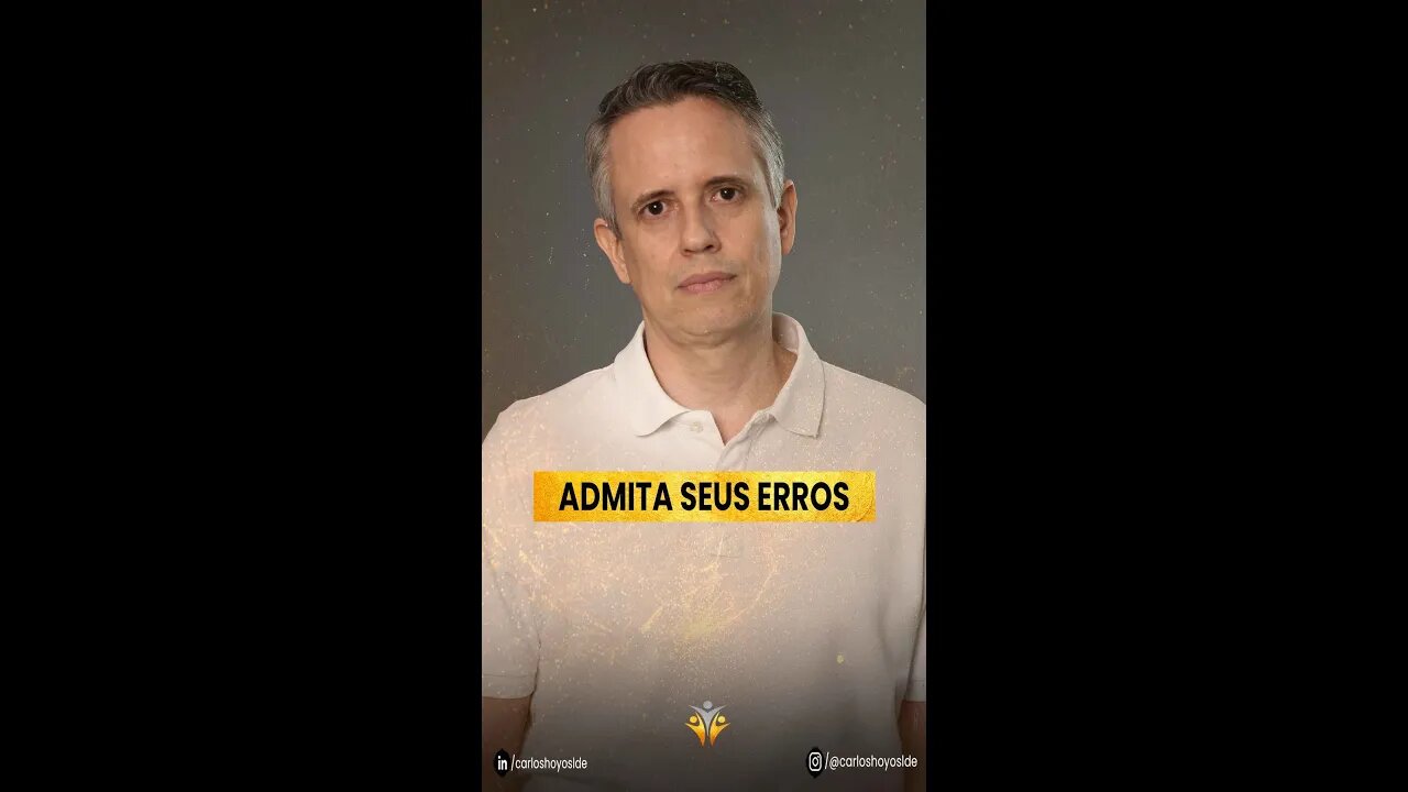 Líder: Conheça A Elegância De Como Admitir Seus Erros