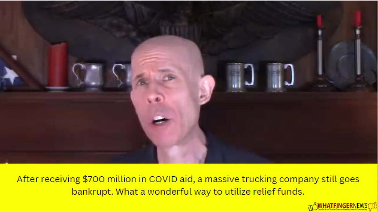 After receiving $700 million in COVID aid, a massive trucking company still goes bankrupt.