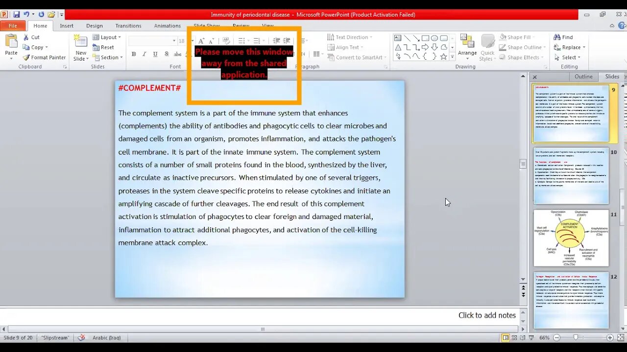 Periodontology L10 (immunity)