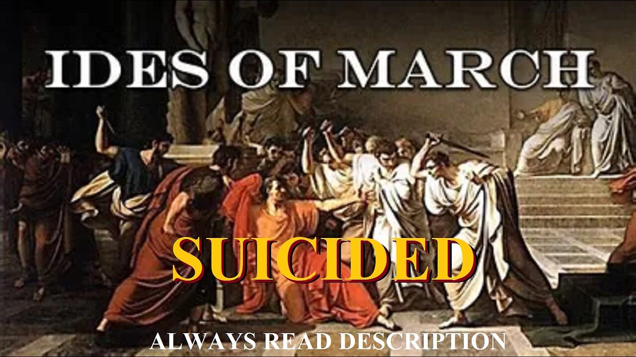 BEWARE THE IDES OF MARCH PARASITES (UPDATED WITH SUICIDED VICTIM)