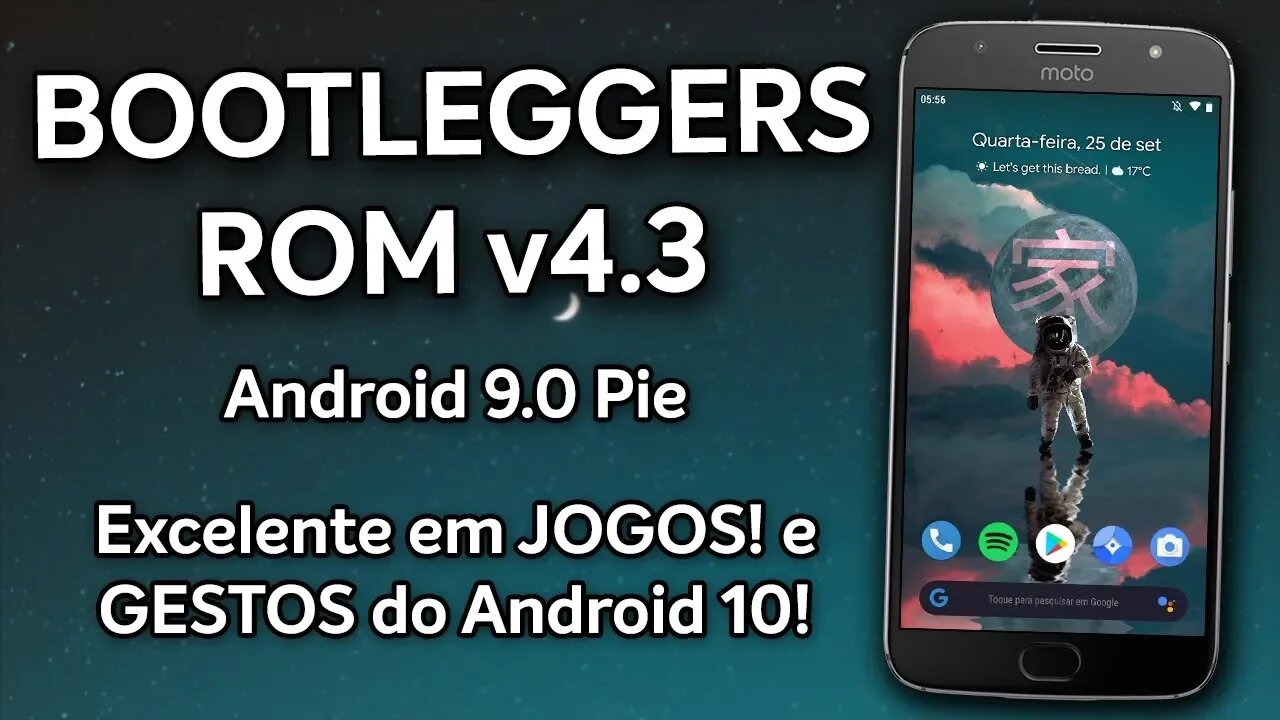 BOOTLEGGERS ROM v4.3 | Android 9.0 Pie | EXCELENTE EM JOGOS E COM GESTOS DO ANDROID 10!