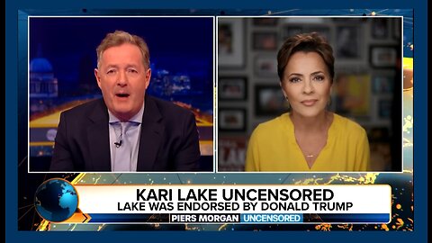 MUST WATCH: Lake & Piers Morgan Have VERY Spirited Debate!