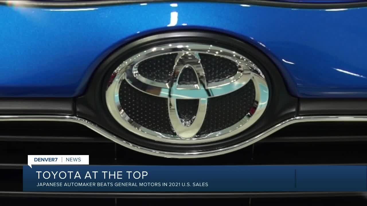 Toyota dethrones GM to become top-selling automaker in the US