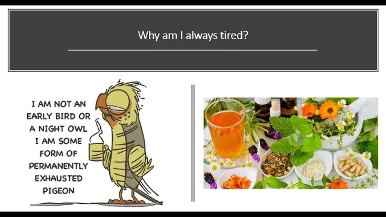 Why do I feel tired - Chronic Fatigue