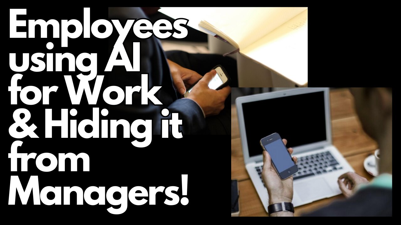 Employees are using AI & HIDING it from Employers for FEAR of layoffs!?