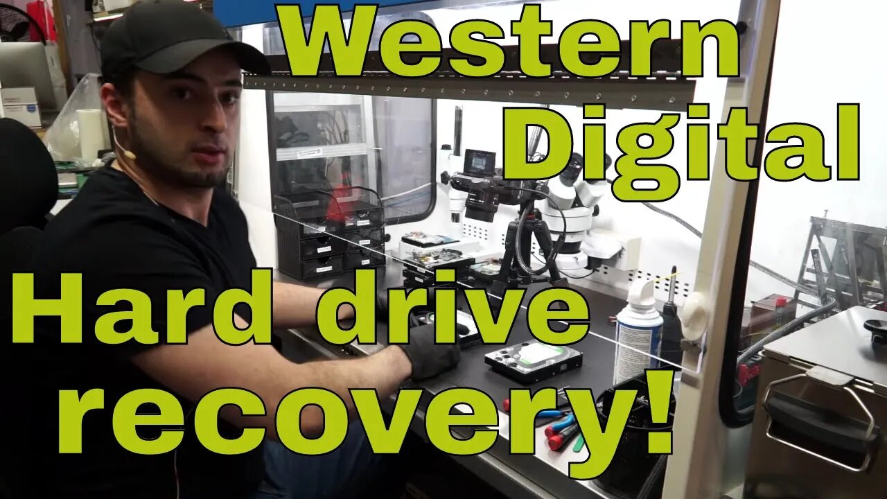 Western Digital hard drive data recovery: heads swap