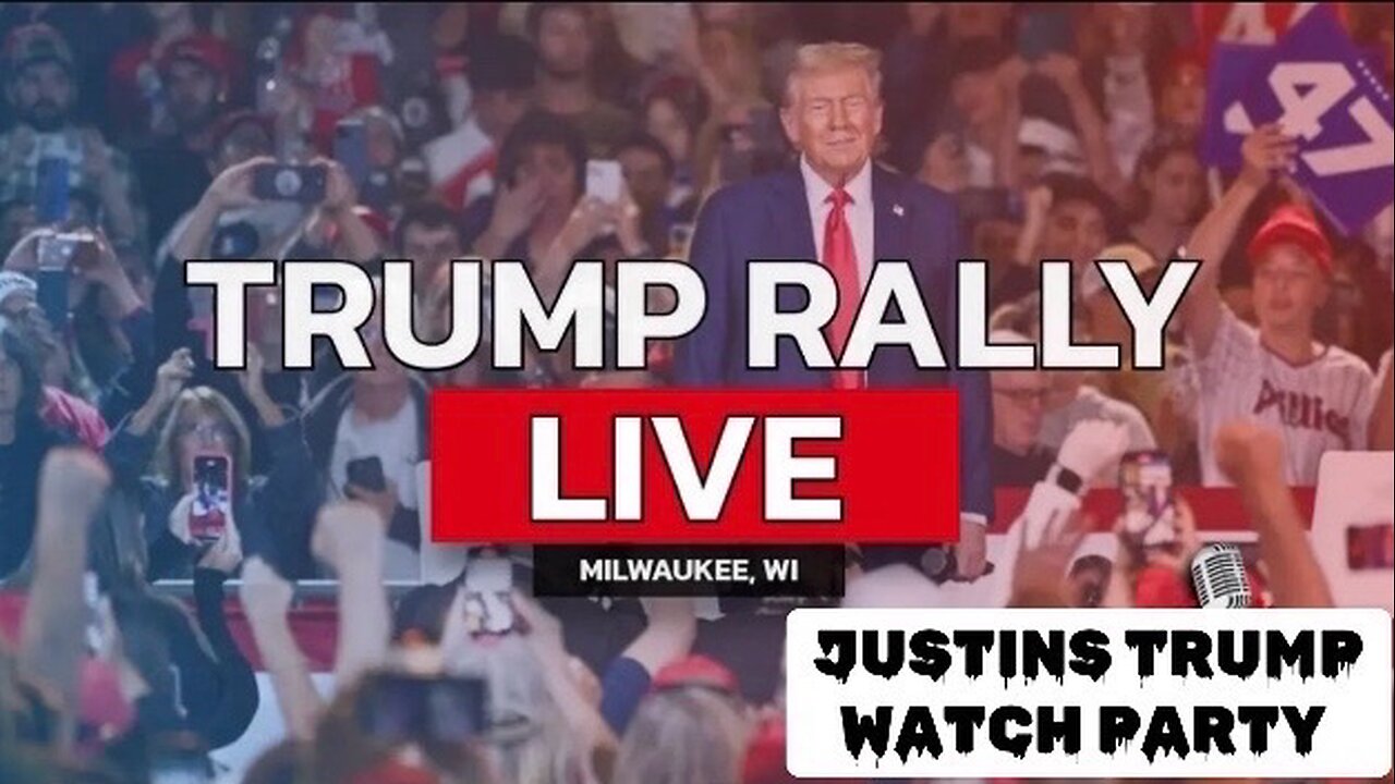 LIVE: President Trump Holds a Rally in Milwaukee, WI - 11/1/24