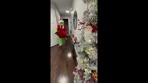 Santa vs the Grinch!