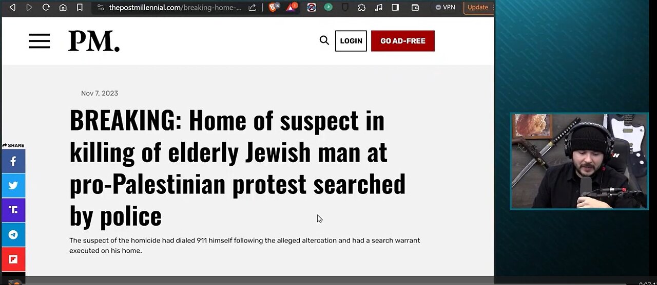 Jewish Man KILLED By Pro Palestine Activists, Media Covers Up Story With FAKE HEADLINES