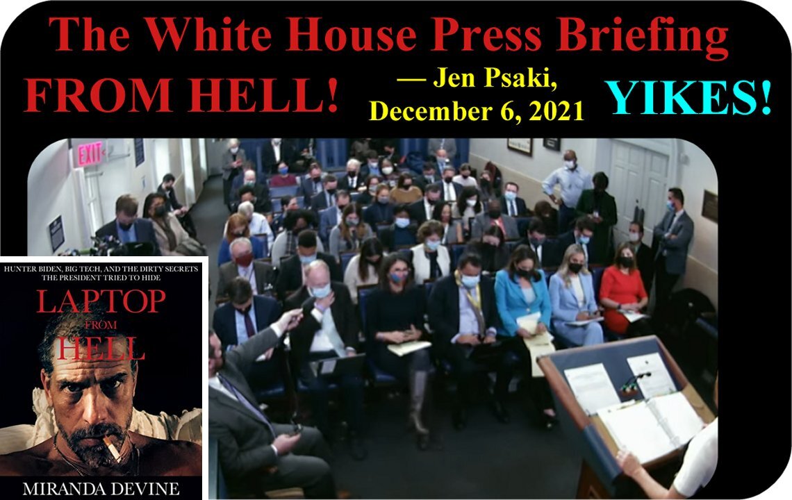 Jen Psaki asked about LAPTOP FROM HELL at Press Briefing! 11/06/2021