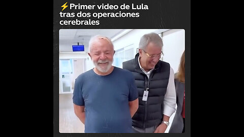 📹Lula publica video caminando y de buen humor tras sus operaciones