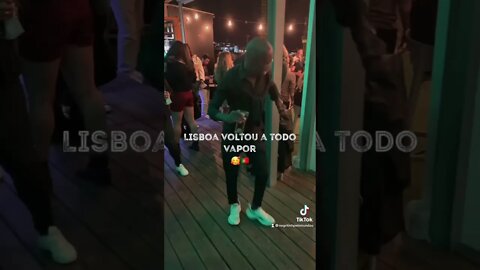 Lisboa voltou a funcionar tudo, negritinh caiu no samba 🥰