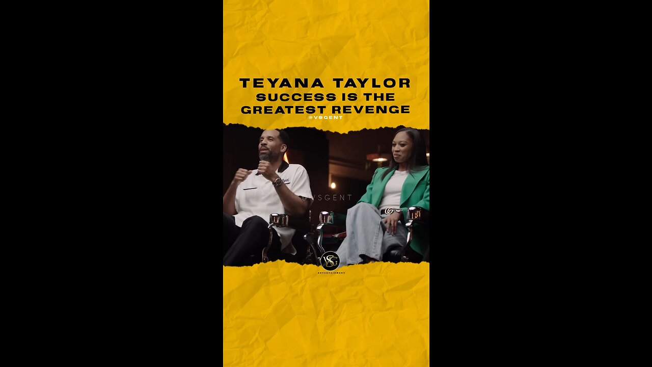 #teyanataylor Success is the greatest revenge.