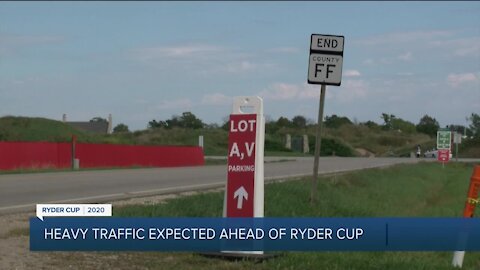 Heavy traffic expected ahead of Ryder Cup