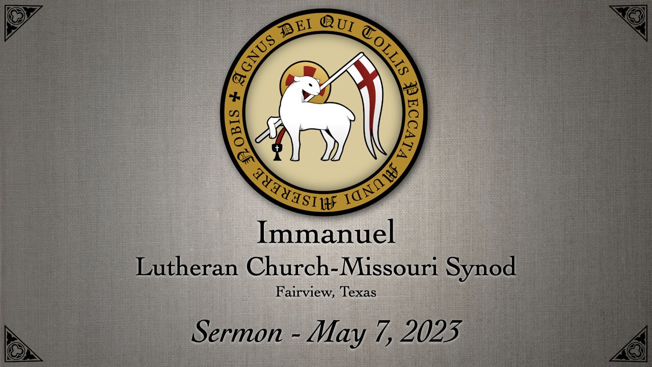 Sermon - May 7, 2023