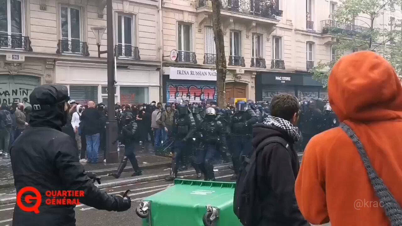 France is fighting back and has had enough of the tyranny. like share subscribe