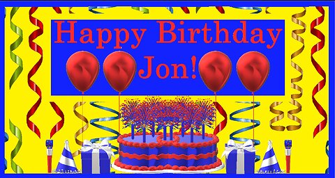 Happy Birthday 3D - Happy Birthday Jon - Happy Birthday To You - Happy Birthday Song