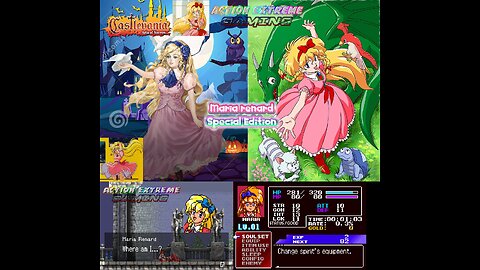 Castlevania Aria of Sorrow: Maria Renard Special Edition Mode (GBA Rom Hack)