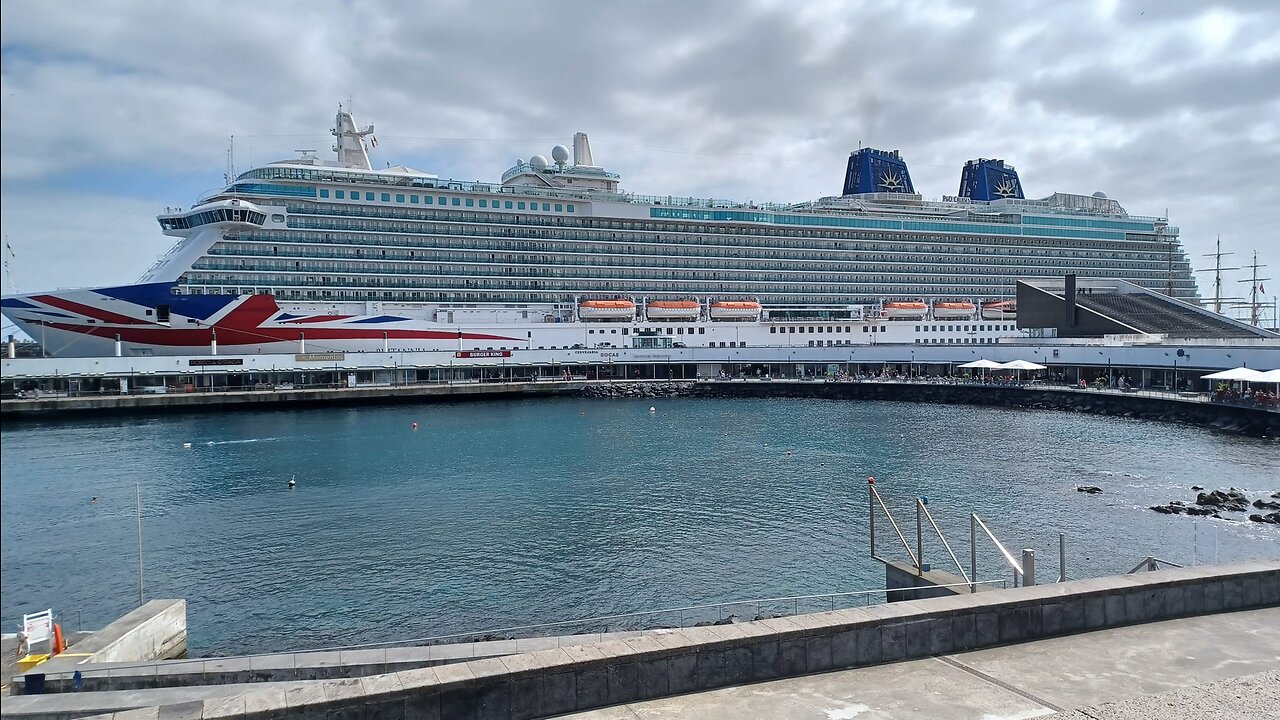 LIVE: Britannia departure in Ponta Delgada Azores Portugal - 03.04.2023