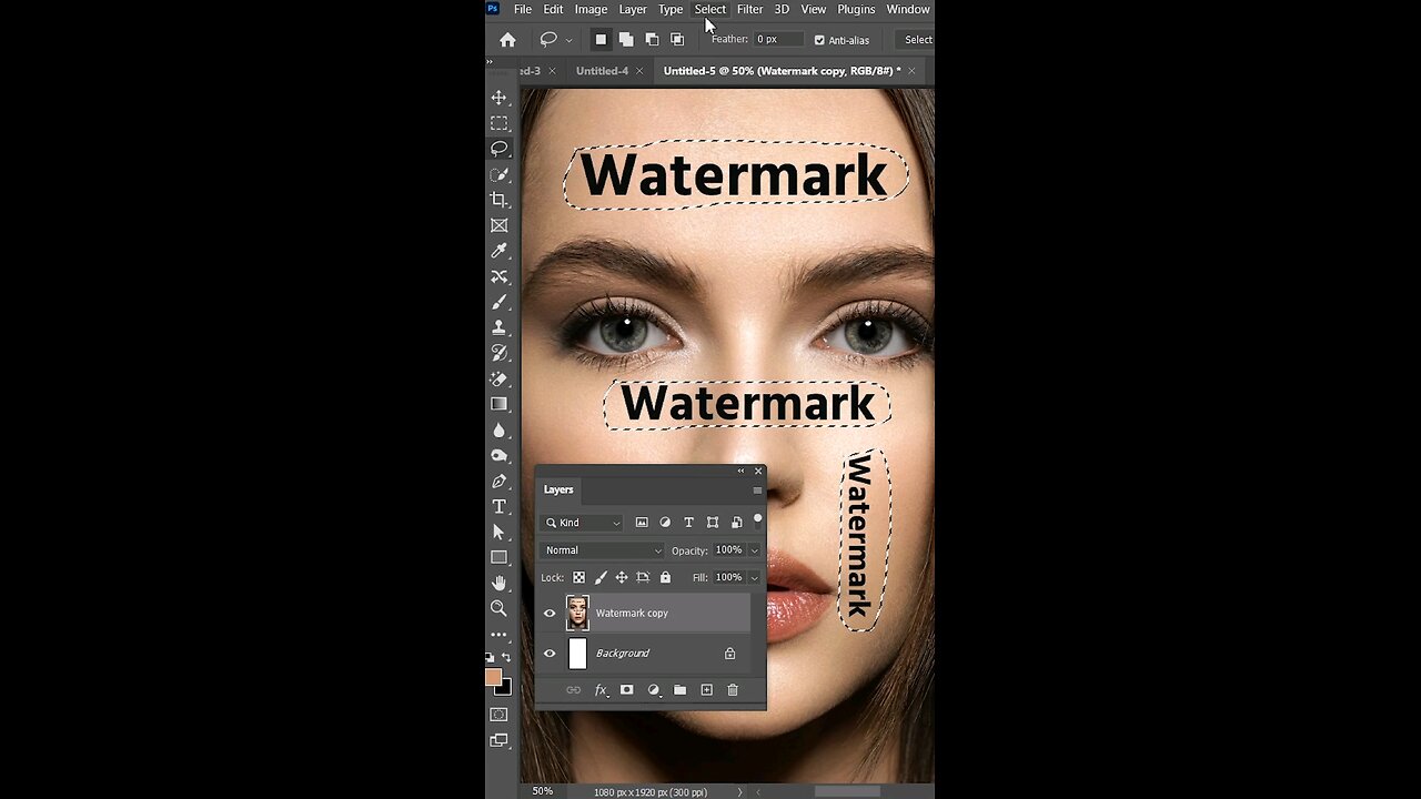 Remove watermark in photoshop tutorial