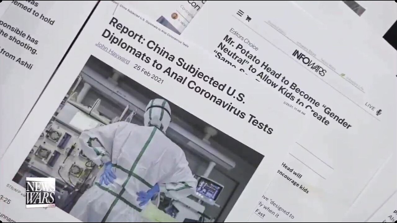 INFOWARS - Chinese Red Dragon Says "Take The Butt Swab Bigot"