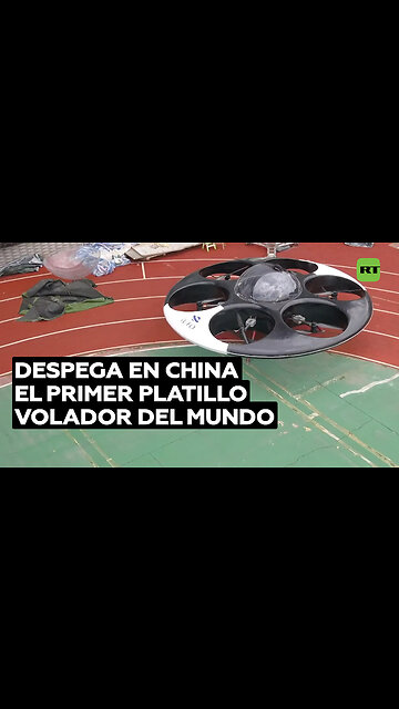 Crean en China el primer platillo volador tripulado del mundo