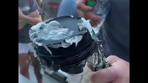 Man Holds Bubbling Piston At Race Track #MegaFails #Shorts