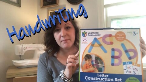 Handwriting Help / Homeschool Handwriting / Letter Construction Set / Hands On Handwriting