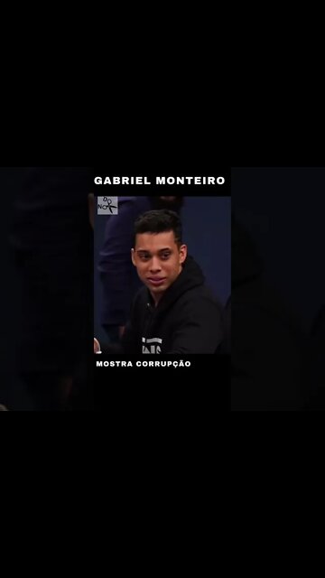 GABRIEL MONTEIRO MOSTRA CORRUPÇÃO AO VIVO NO FLOW #SHORTS
