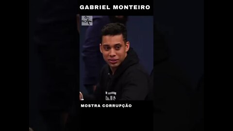 GABRIEL MONTEIRO MOSTRA CORRUPÇÃO AO VIVO NO FLOW #SHORTS