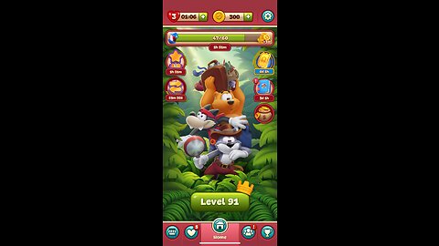 Toon Blast Level 91