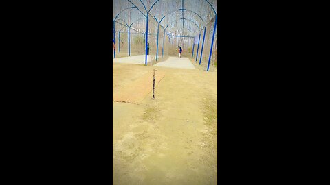 Cricket net practice